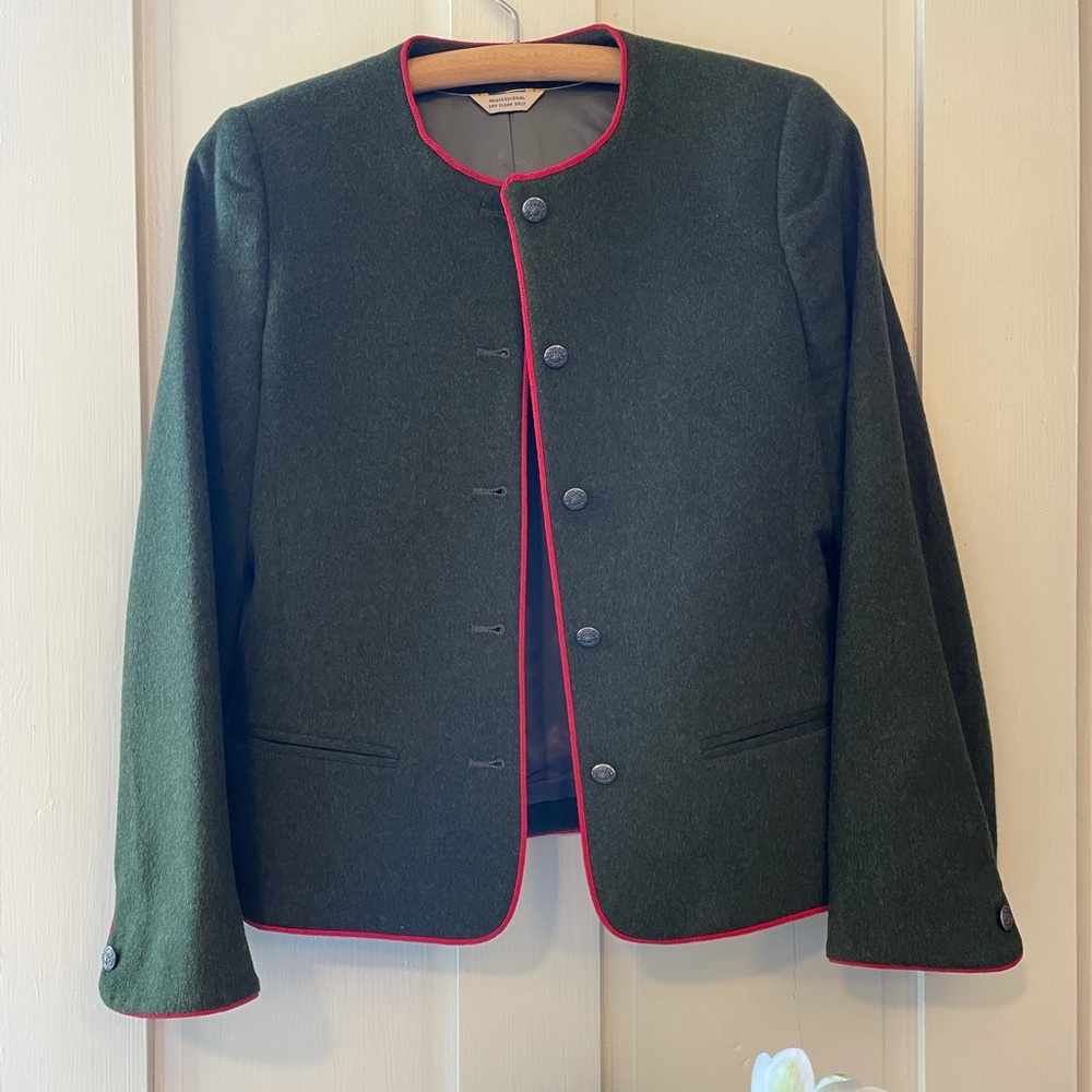 Vintage wool cropped jacket